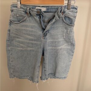 Women's Light Blue Denim Jean Shorts